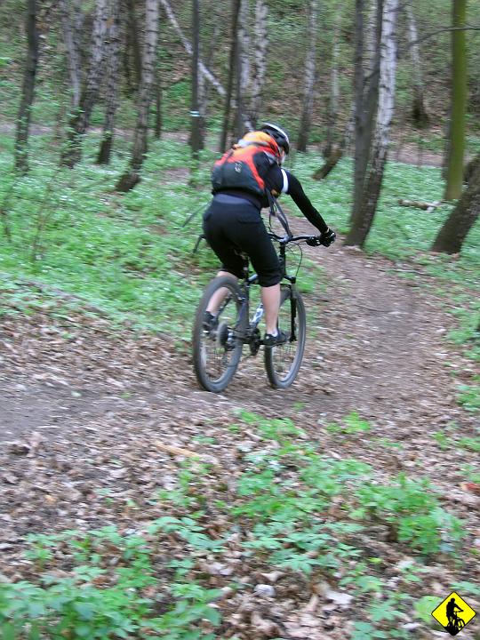 foto 083.jpg - Ale dzień się ucieka, temperatura spada, więc i my spadamy do czarnego szlaku, który kończy się już w "mieście"